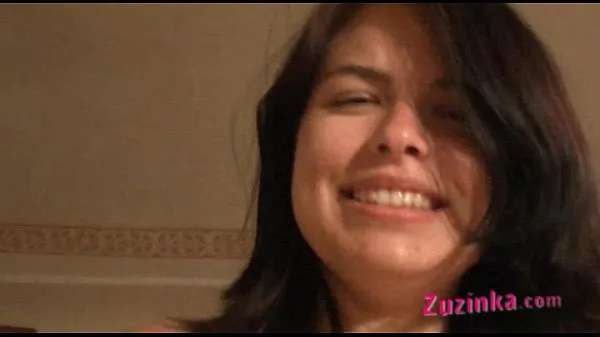 Clips de unidad HD Zuzinka is having fun wiith the commercials of sex ads