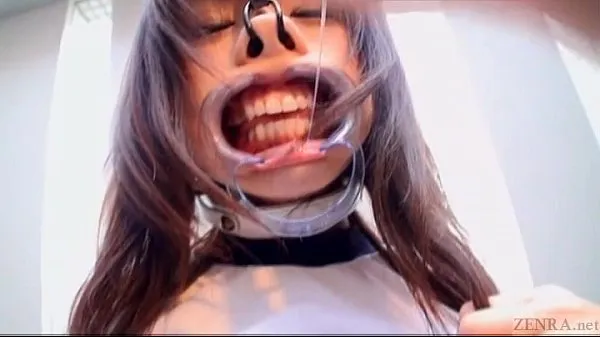 HD Subtitled weird Japanese face destruction shaved drive Clips
