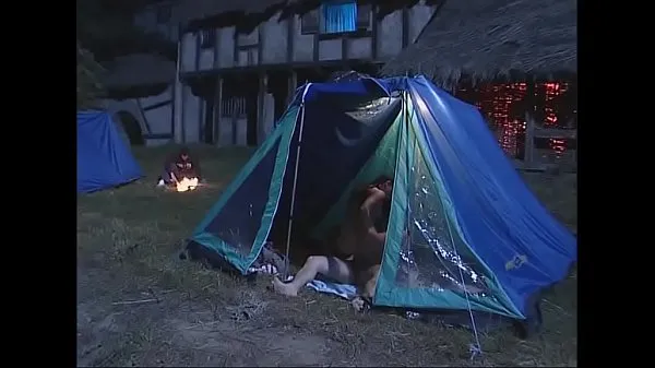 HD Sex orgy at the campsite-drevklip