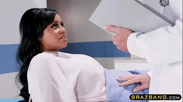 HD Doctor cures huge tits latina patient who could not orgasm-enhetsklipp