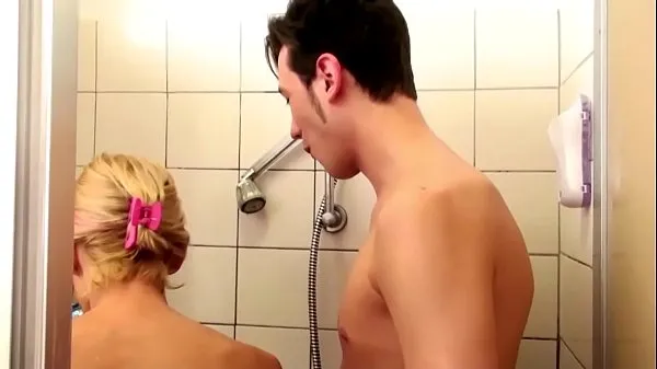 HD German Step-Mom help Son in Shower and Seduce to Fuck drive Clips