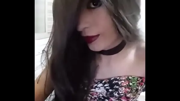HD cute teen tgirl - trans novinha sexy Klip pemacu
