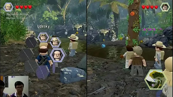HD Давайте поиграем в Lego Jurassic World (Парк Юрского периода 3) # 5: Война динозавров с двумя засранцамидисковые клипы