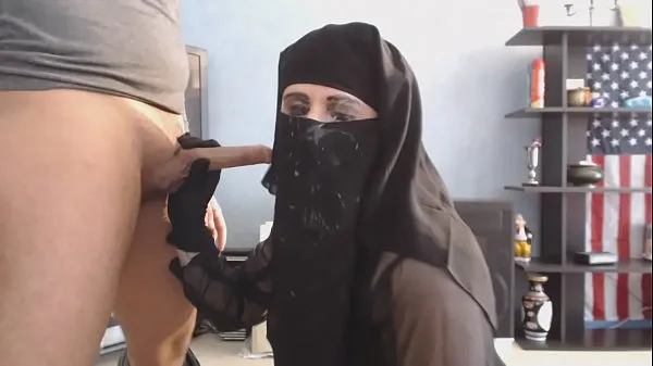 HD sperm muslim niqab-stasjonsklipp