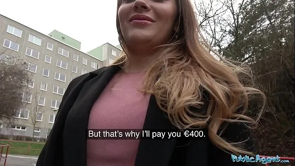 HD Public Agent Russian shaven pussy fucked for cash Klip pemacu