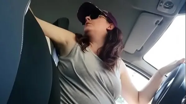 Klipy z disku HD Great masturbation in the car with a mega super wet orgasm for you