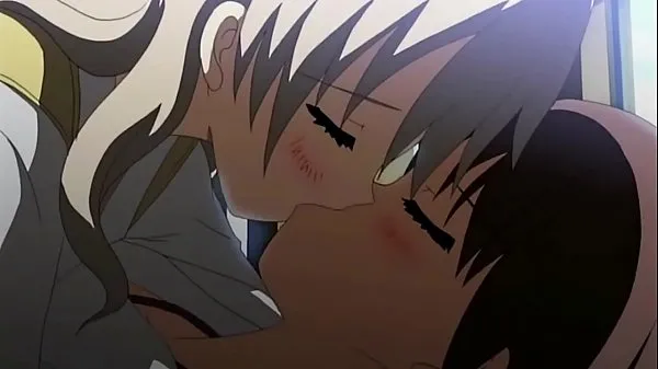 HD Yuri anime kiss compilation meghajtó klipek