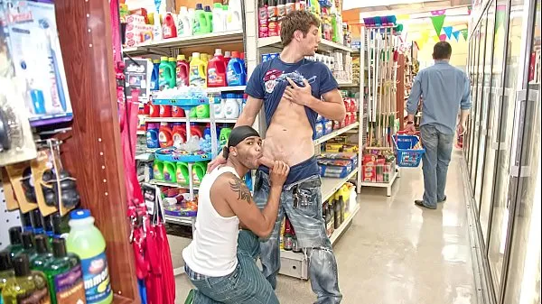 HD GAYWIRE - Spencer Fox Pounds Thug Ass In Public Market, No Shame drive Clips
