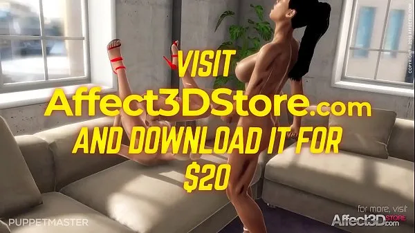 HD Hot futanari lesbian 3D Animation Game-drevklip