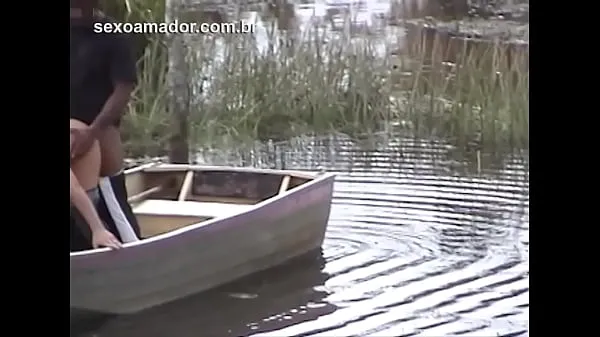 HD Hidden man records video of unfaithful wife moaning and having sex with gardener by canoe on the lake drive Clips
