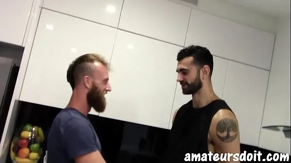 HD AmateursDoIt - Bearded studs fuck after hot oral session in the kitchen drive Clips