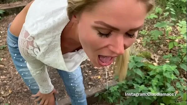 HD Blowjob and fucking in the forest คลิปไดรฟ์