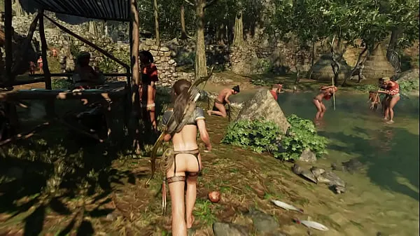 Posnetki pogona HD Shadow Of the Tomb Raider Nude Mod Look