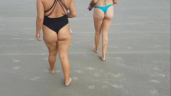 HD Me and my friend enjoying tasty on the beach !!! Honey Fairy - Paty Butt - El Toro De Oro schijfclips