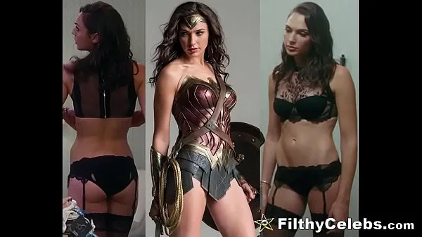 Klipy z jednotky HD Wonder Woman Gal Gadot Jerk Off Tribute
