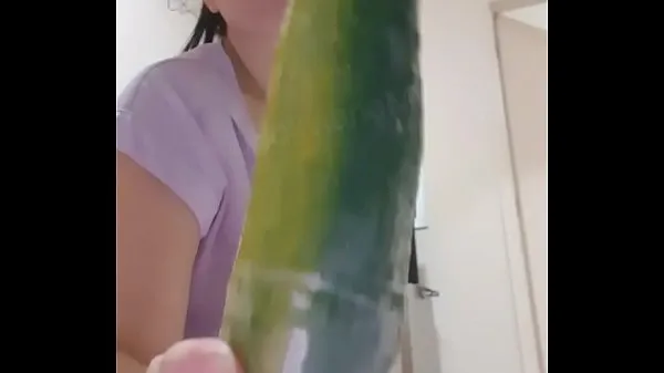 HD cucumber in the spit drive Clips