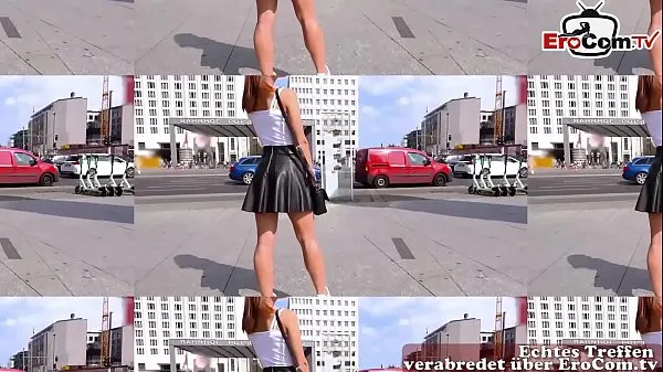 HD young 18yo au pair tourist teen public pick up from german guy in berlin over EroCom Date public pick up and bareback fuck schijfclips