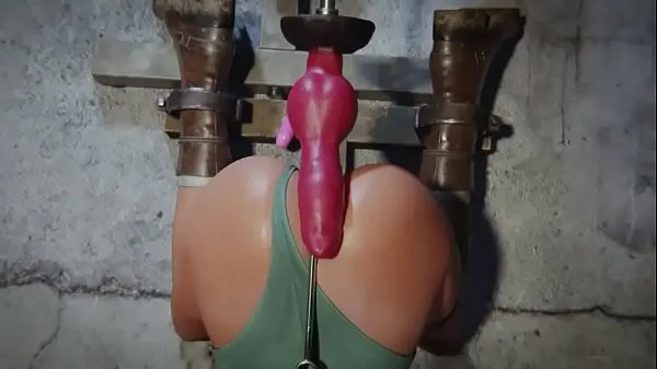 HD Lara Croft Fucked By Sex Machine [wildeerstudio drive Clips