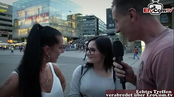 HD one night stand at street casting in stuttgart and find-enhetsklipp