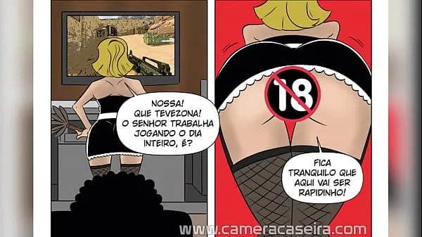HD Comic Book Porn (Porn Comic) - A Cleaner's Beak - Sluts in the Favela - Home Camera schijfclips