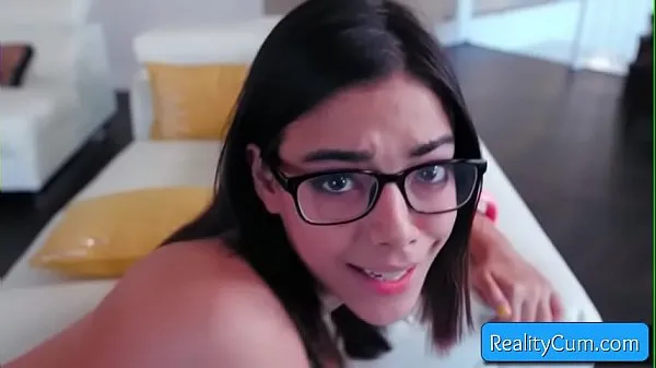 HD-Sexy nerdy brunette slut teen Harmony Wonder get her pussy pounded from behind by huge fat dick-asemaleikkeet