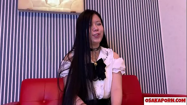 Klip berkendara 24 years cute amateur Asian enjoys interview of sex. Young Japanese masturbates with fuck toy. Alice 1 OSAKAPORN HD