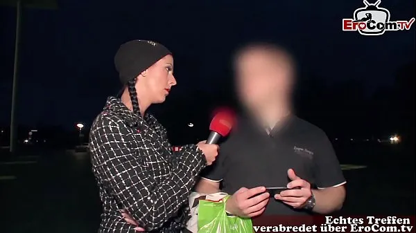 HD german street casting - girl ask guy for sex meghajtó klipek