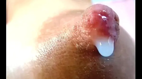 HD closeup milking nipple drive Clips