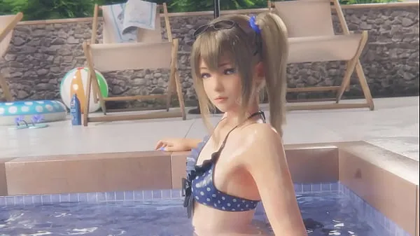 HD 3d hentai girl expose her pussy in pool drive Clips