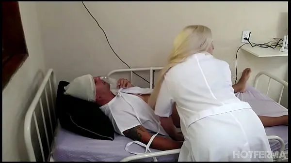 Klip berkendara Nurse fucks with a patient at the clinic hospital HD