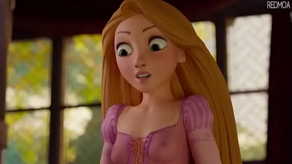 Klipy z jednotky HD Rapunzel blowjob