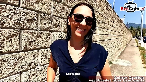 HD German Tourist milf pick up in red dessous at EroCom Date drive Clips