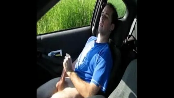 HD My step mom look at me jerking off in her car and filming at the same time drive Clips