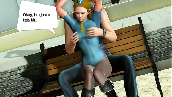 Klipy z jednotky HD Cammy street fighter cosplay hentai game girl having sex with a strange man in new animated manga hentai with sex gameplay