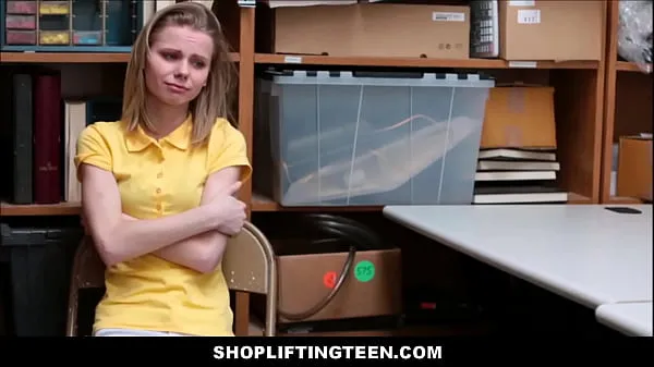 Clip ổ đĩa HD ShopliftingTeen - Cute Skinny Blonde Shoplifting Teen Fucked By Officer - Catarina Petrov