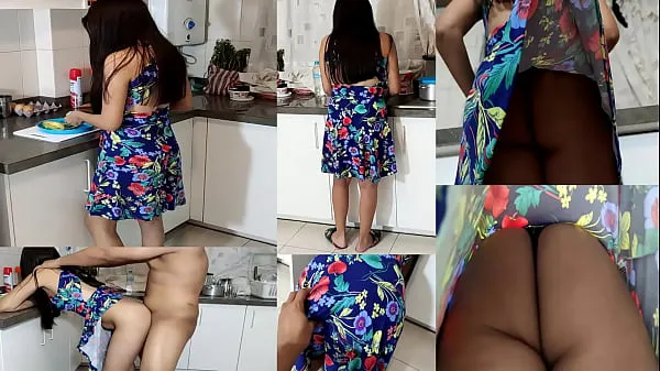 HD step Daddy Won't Please Tell You Fucked Me When I Was Cooking - Stepdad Bravo Takes Advantage Of His Stepdaughter In The Kitchen Klip pemacu