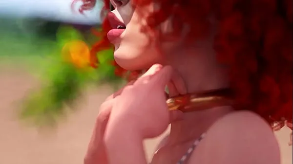 Klipy z jednotky HD Futanari - Beautiful Shemale fucks horny girl, 3D Animated