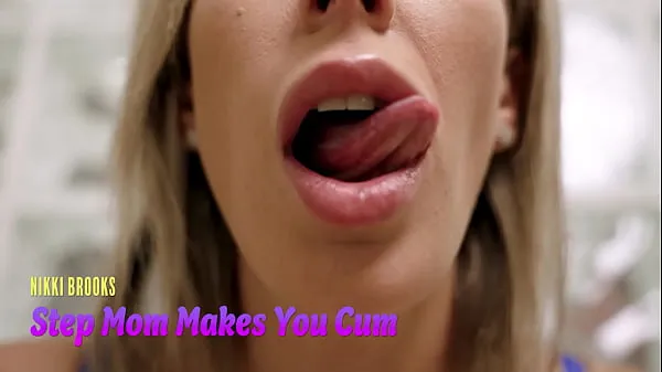 HD Step Mom Makes You Cum with Just her Mouth - Nikki Brooks - ASMR drive Clips