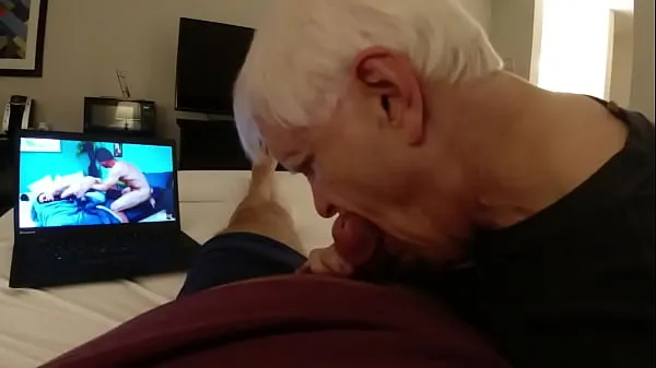 HD Extended Oral Blowjob and Rim Job from Grandpa - Part 1-drevklip