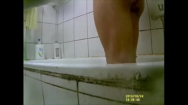 HD Hidden camera in the bathroom schijfclips