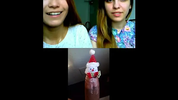 HD-CFNM Girls React to Christmas Cock-asemaleikkeet