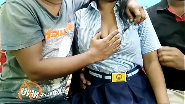 HD Two boys fuck college girl|Hindi Clear Voice drive Clips