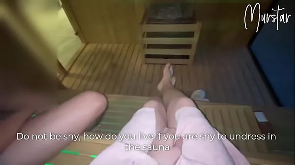 Klip berkendara Risky blowjob in hotel sauna.. I suck STRANGER HD