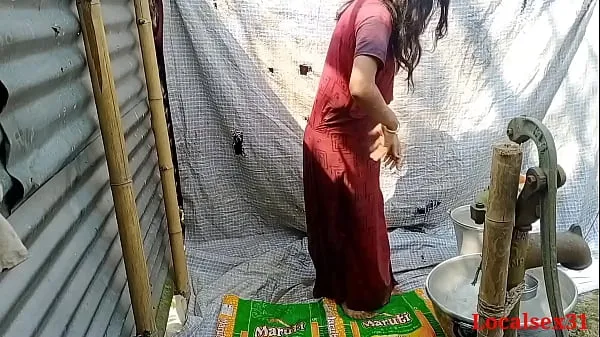 HD Desi-Ehefrau, Badezimmersex im Freien (offizielles Video von Localsex31Laufwerksclips