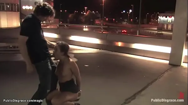 HD Czech babe exposed and fucked in public schijfclips