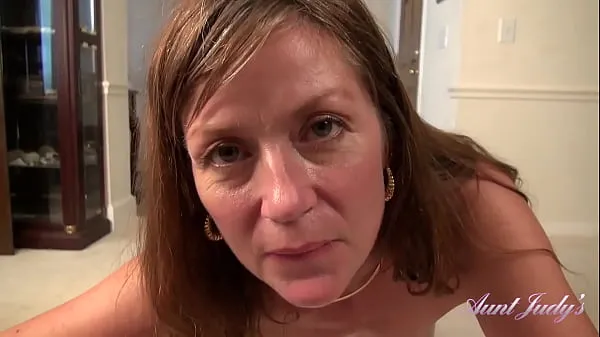 HD Your 43yr-old Hairy Pussy MILF Step-Aunt Sucks Your Cock and Lets You Fuck Her (Isabella - Virtual POV drive Clips