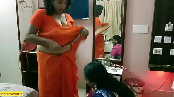 HD Desi Cheating husband caught by wife!! family sex with bangla audio-enhetsklipp