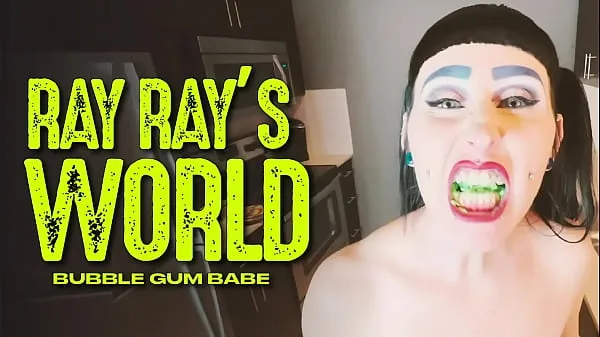 HD RAY RAY XXX gets weird with some chewing gum-enhetsklipp