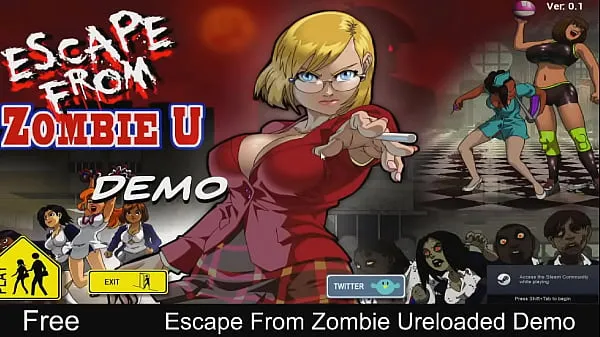 HD-Escape From Zombie U:reloaded Demo-asemaleikkeet