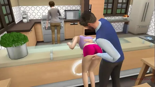 HD Sims 4, Stepfather seduced and fucked his stepdaughter คลิปไดรฟ์